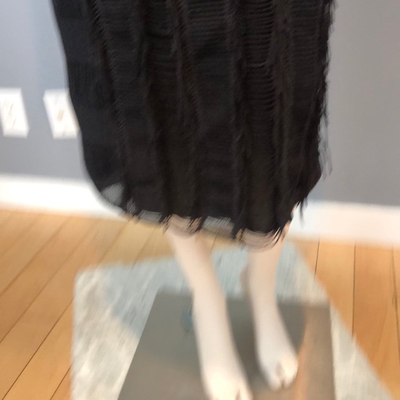 NWT Hugo Boss Black Fringe Dress Sz 0 - Picture 4 of 8